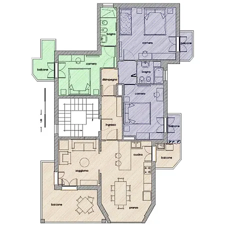 Vista Mare - La Bomboniera Konukevi 3*